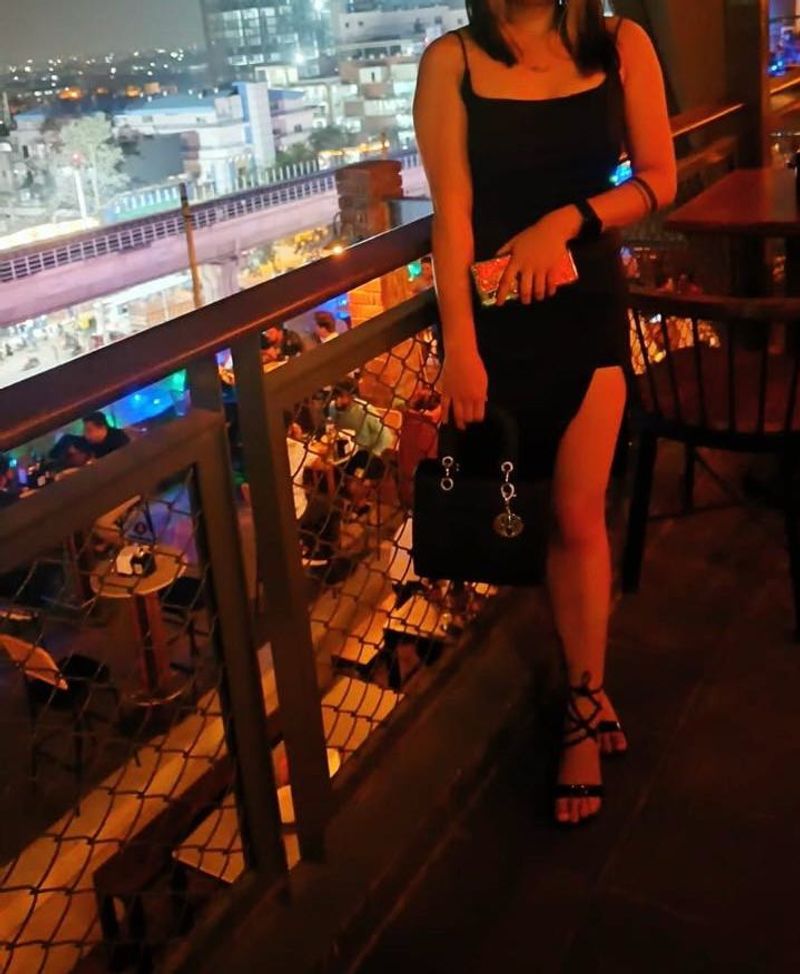 Sleek Black Slip Dress