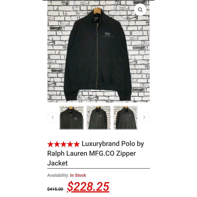 Ralph Lauren Zipper Jacket
