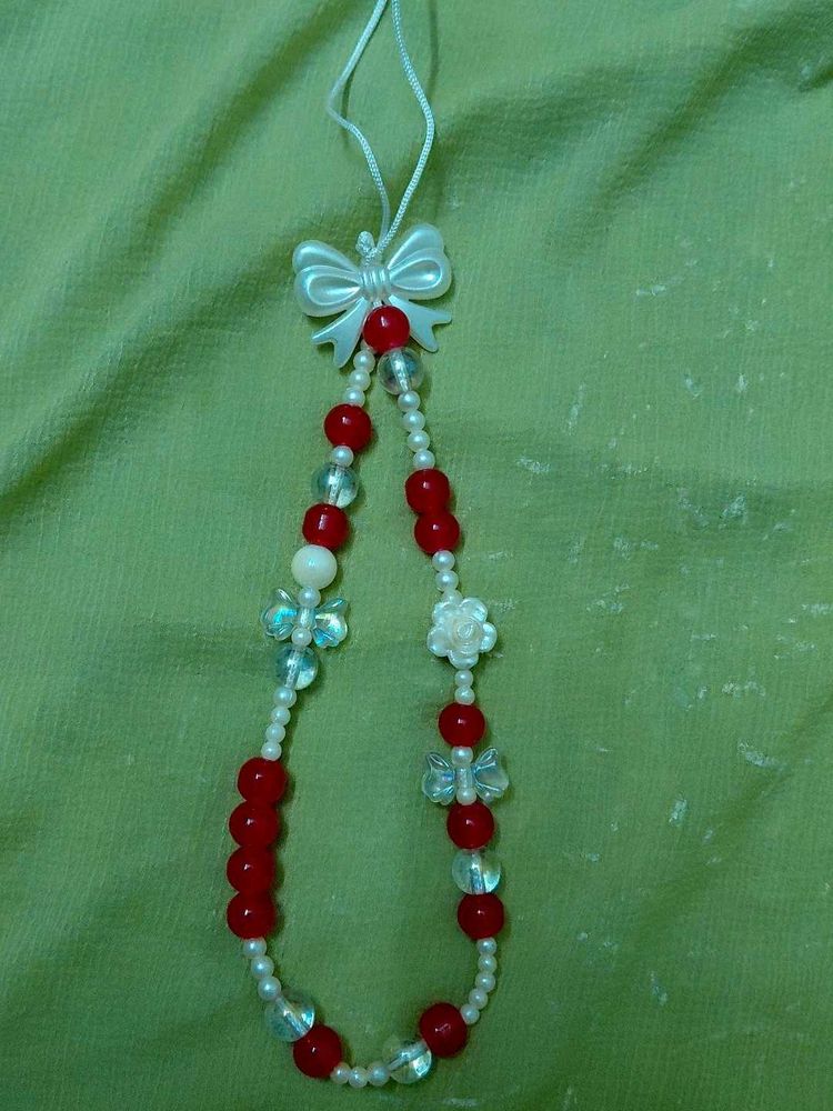 Beaded charms strap