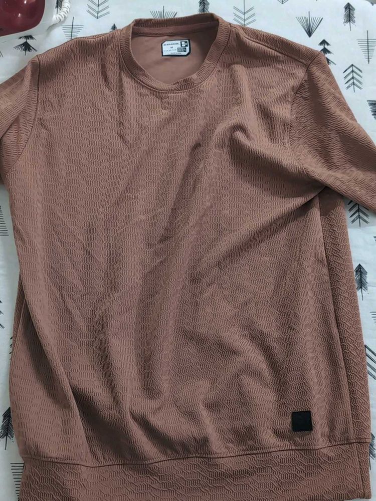 Men's Textured Crewneck Sweatshirt