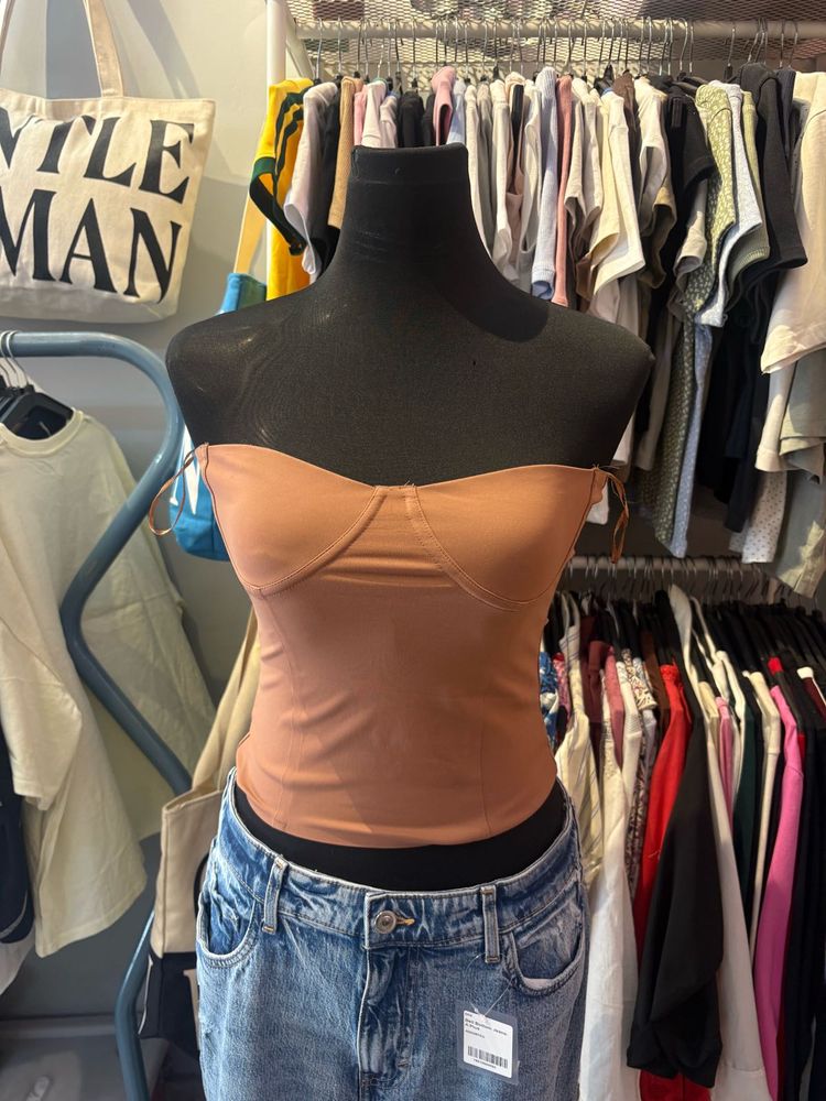 Cute Strapless Bustier Top