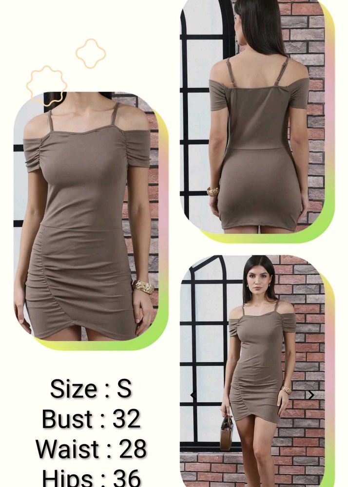 Off Shoulder Bodycon Mini Dress