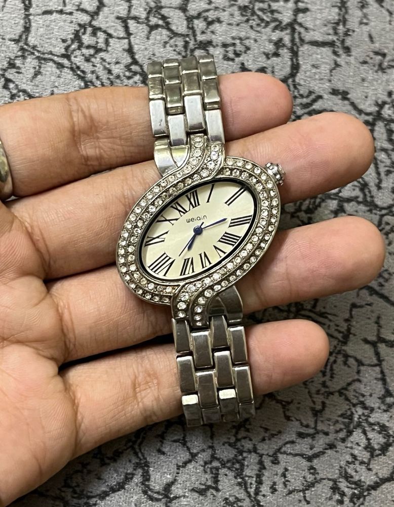 (Cartier Inspired) WeiQin Rhinestone Watch