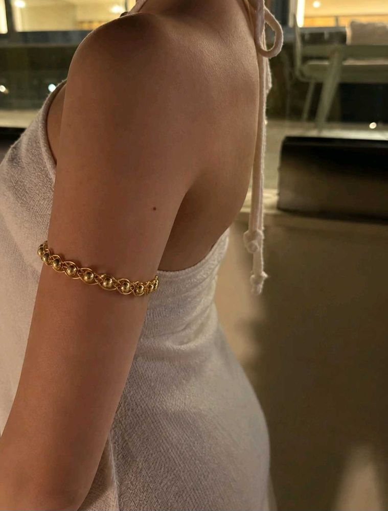 Gold Armlet Bracelet