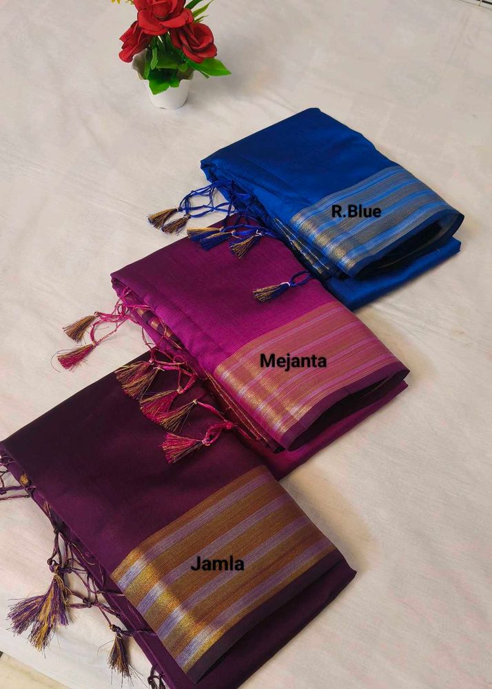 Beautiful Silk Sarees - 3 Colors Available