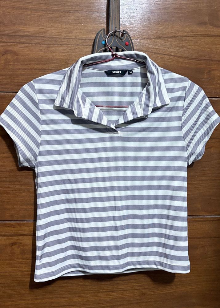 Striped Polo T-Shirt