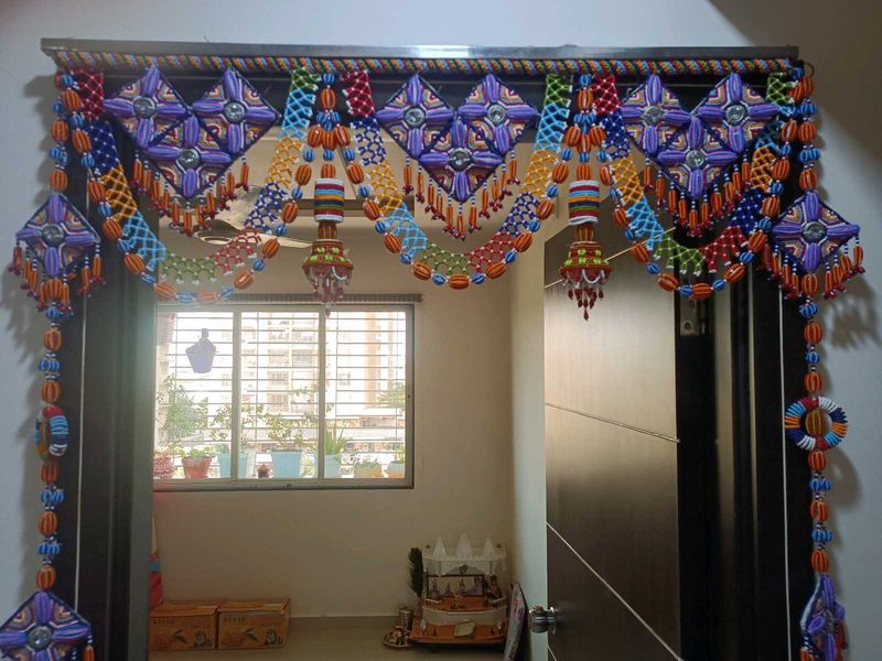 Handmade Beaded Toran Door Hanging