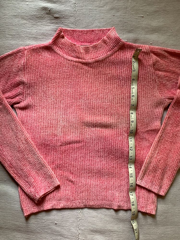 Pink Wool Sweater