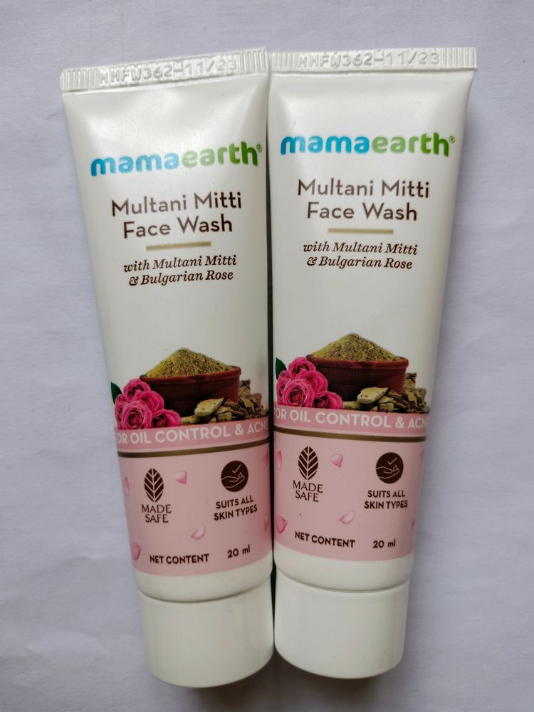 Mamaearth Multani Mitti Face Wash Pack Of 2