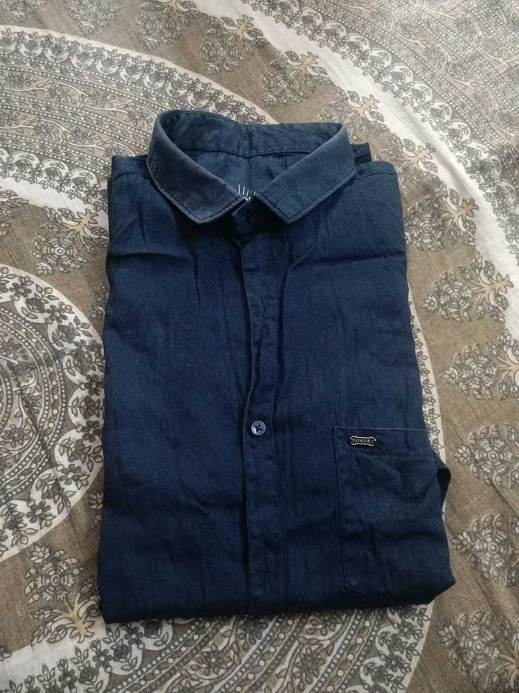 classic blue shirt