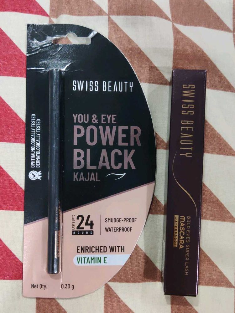 Swiss Beauty Kajal &amp; Mascara Set