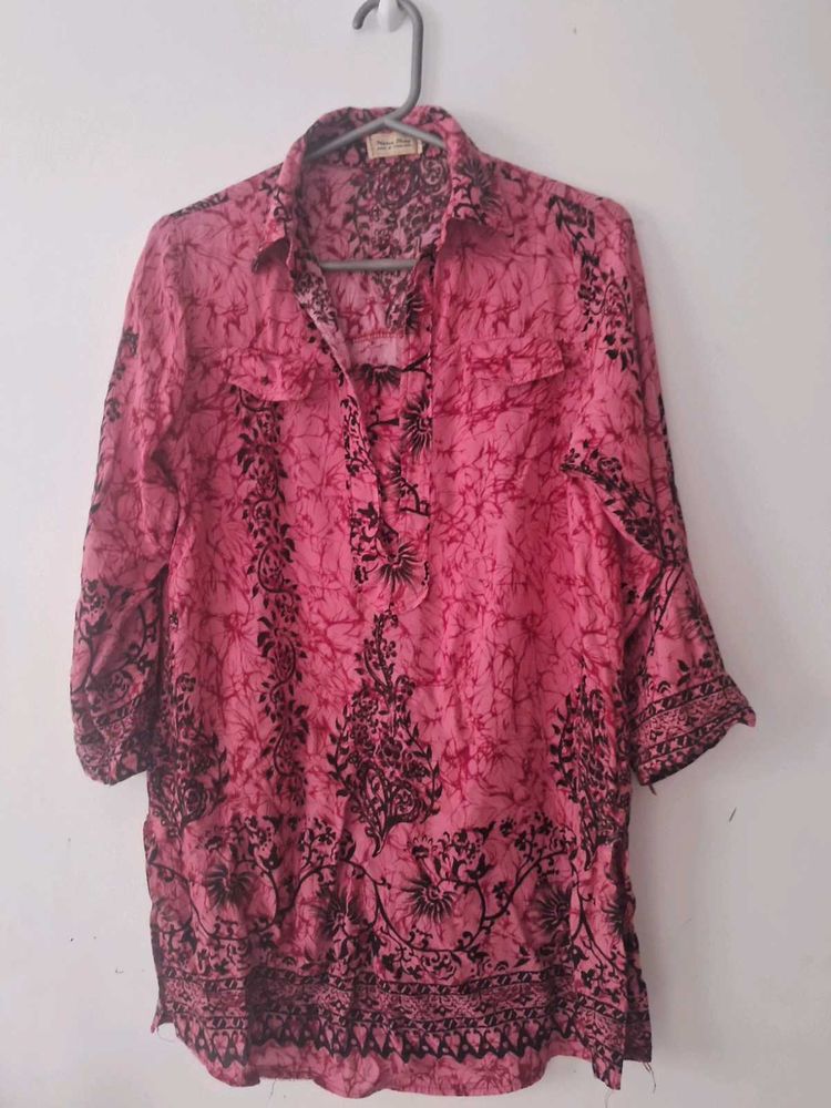 Thailand short kurta top soft cotton printed