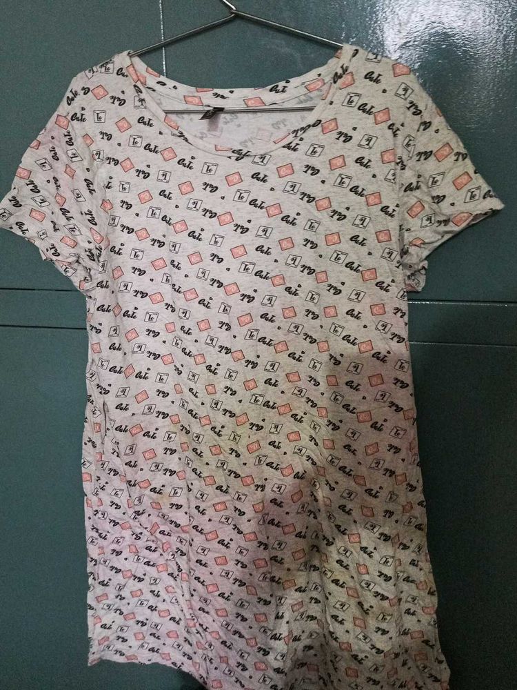 Cute Graphic Print T-Shirt