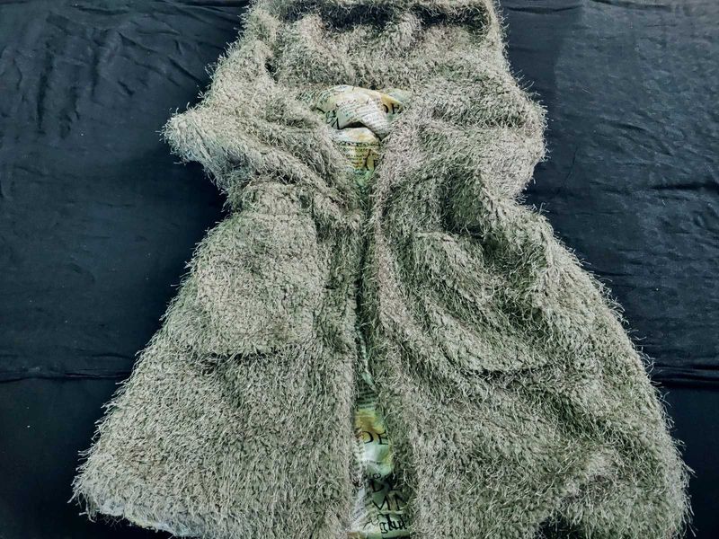 Cozy Shaggy Cardigan Vest