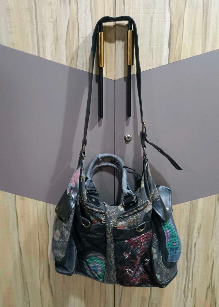 Desigual Unique Patchwork Shoulder Bag