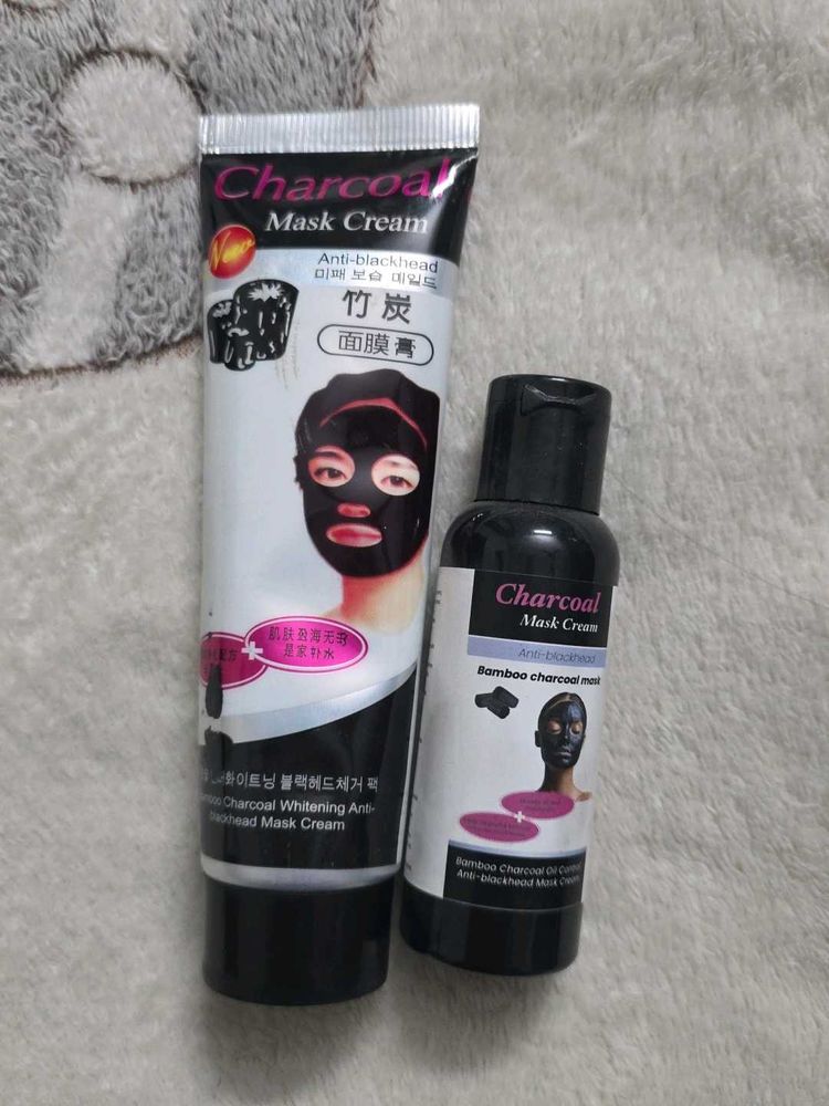 Charcoal Mask Cream Set