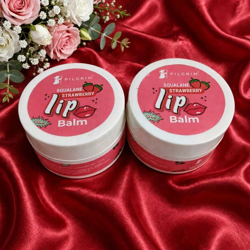 Pack of 2 Pilgrim Squalane Lip Balm (Strawberry) f