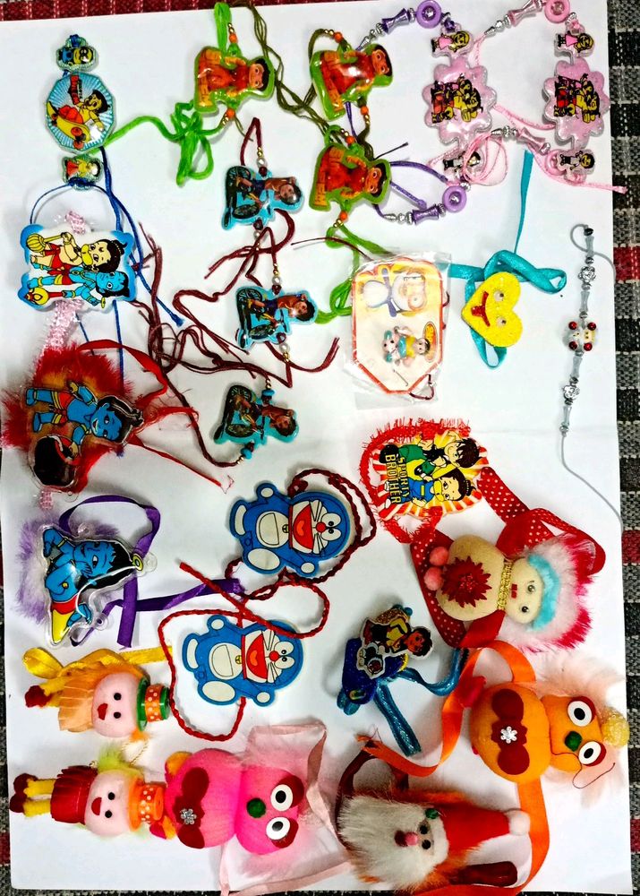 New Kids'  3 Rakhi  - Cartoon Characters