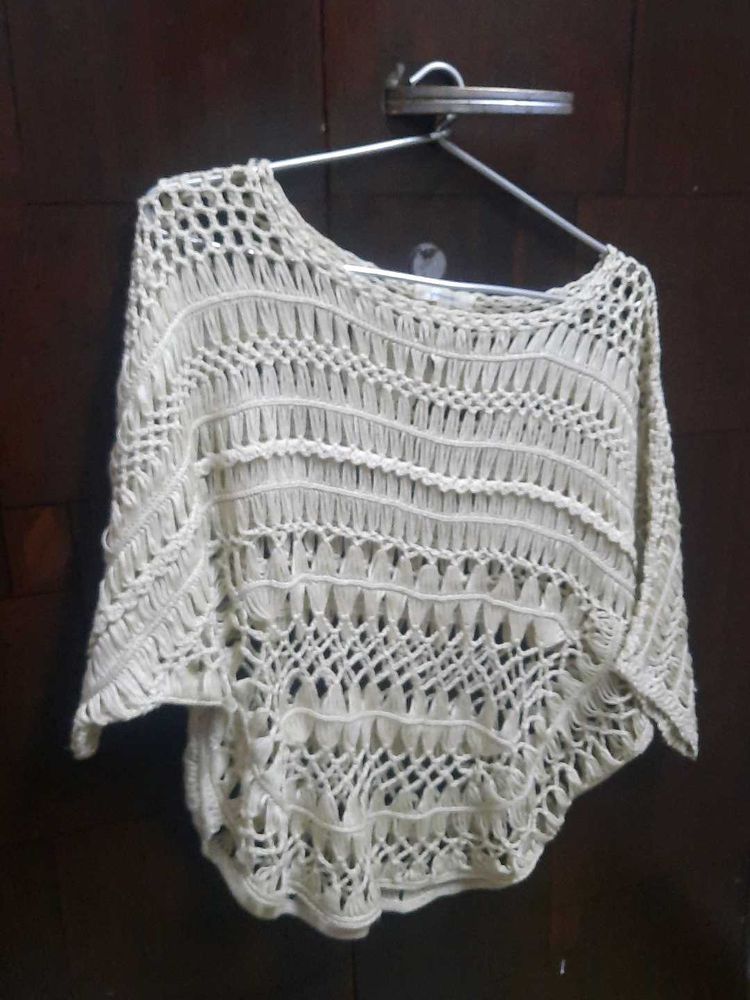 Boho Crochet Knit Top