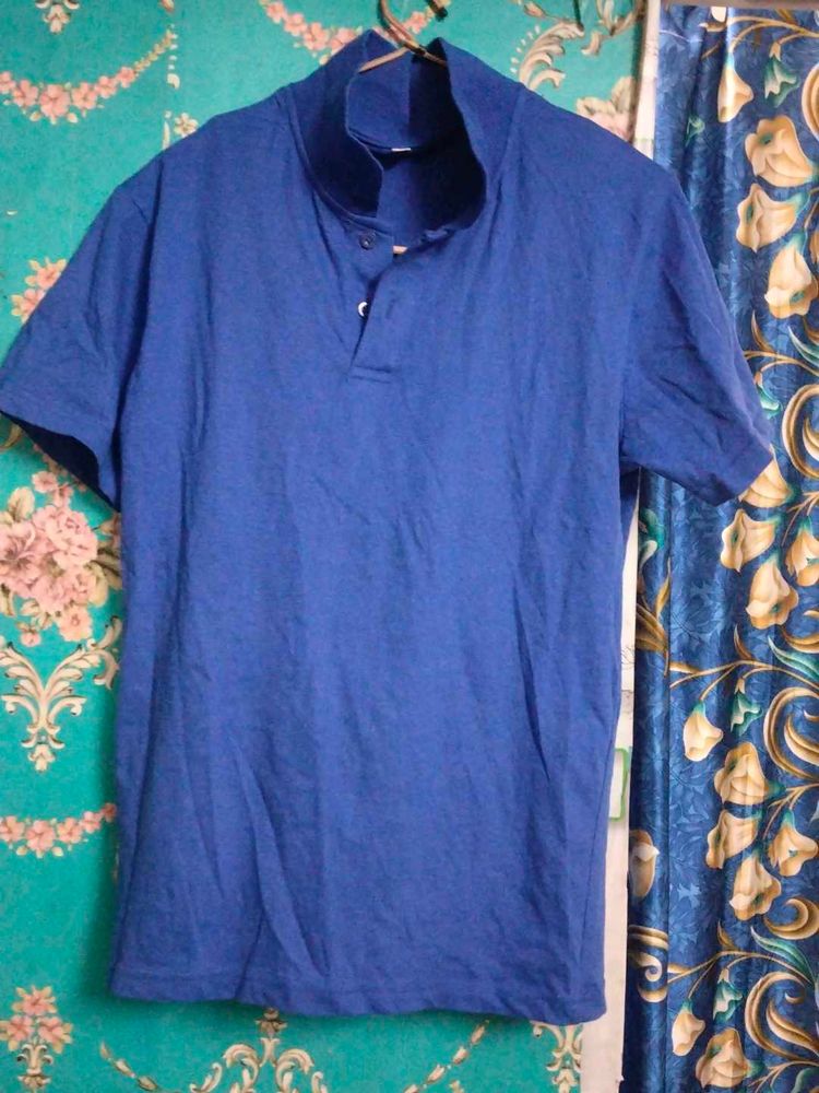 Men's Royal Blue Polo T Shirt