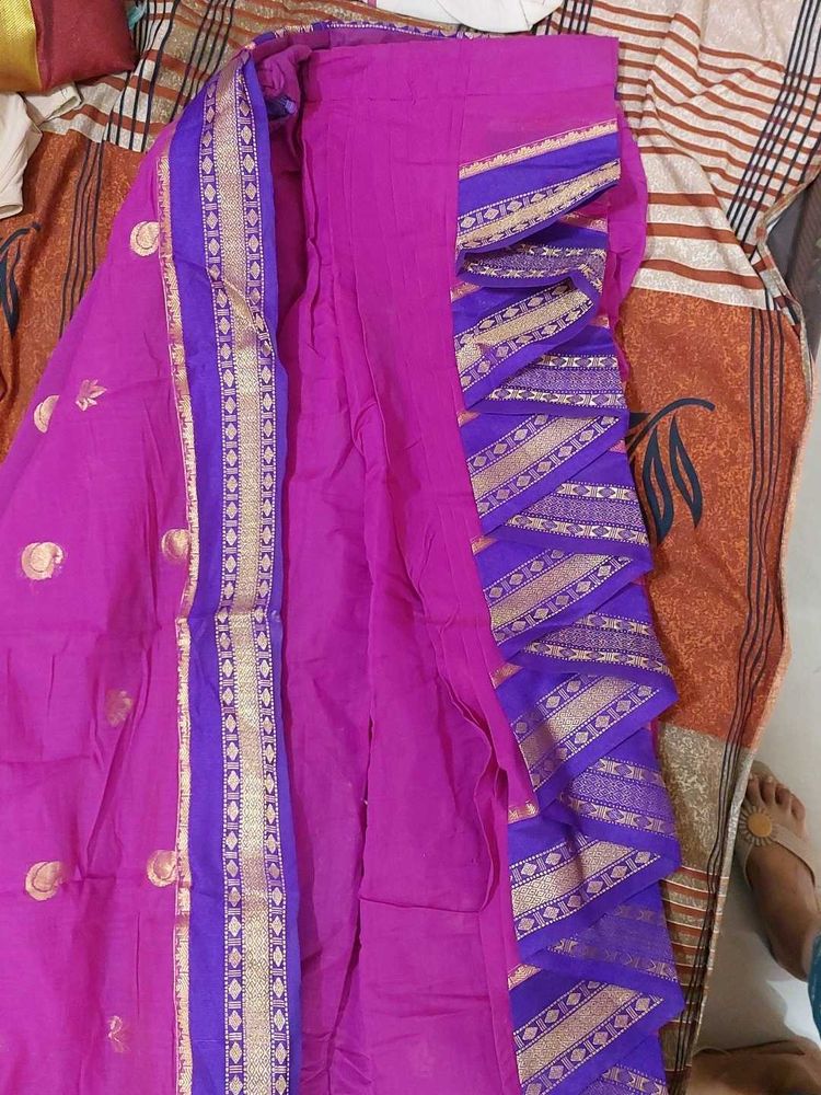 Readymade stitched Nauwari Saree with 1 Blouse