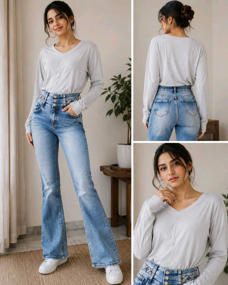 Trendy Flare Jeans