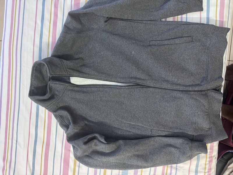 SG BRAND Men's Grey Full Zip Jacket