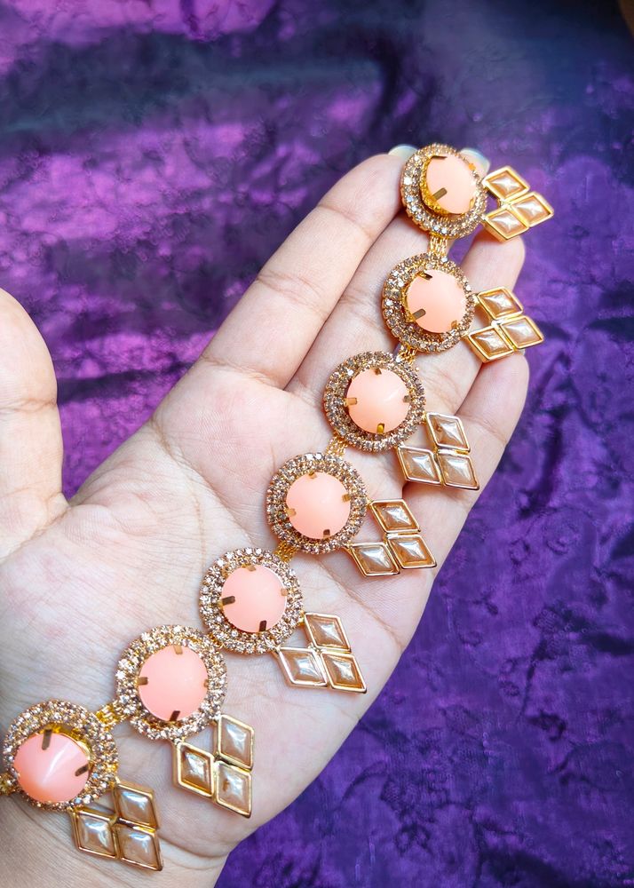 Peach Stylish 🌟 Necklace