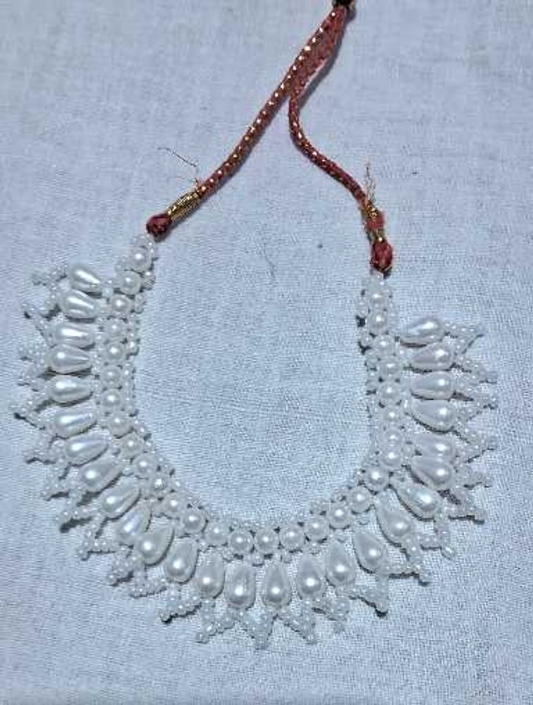 Elegant Pearl Necklace Set