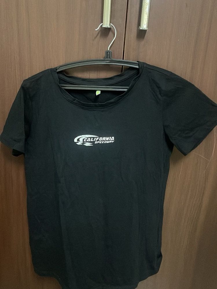 Black California Speedway T-Shirt - M size