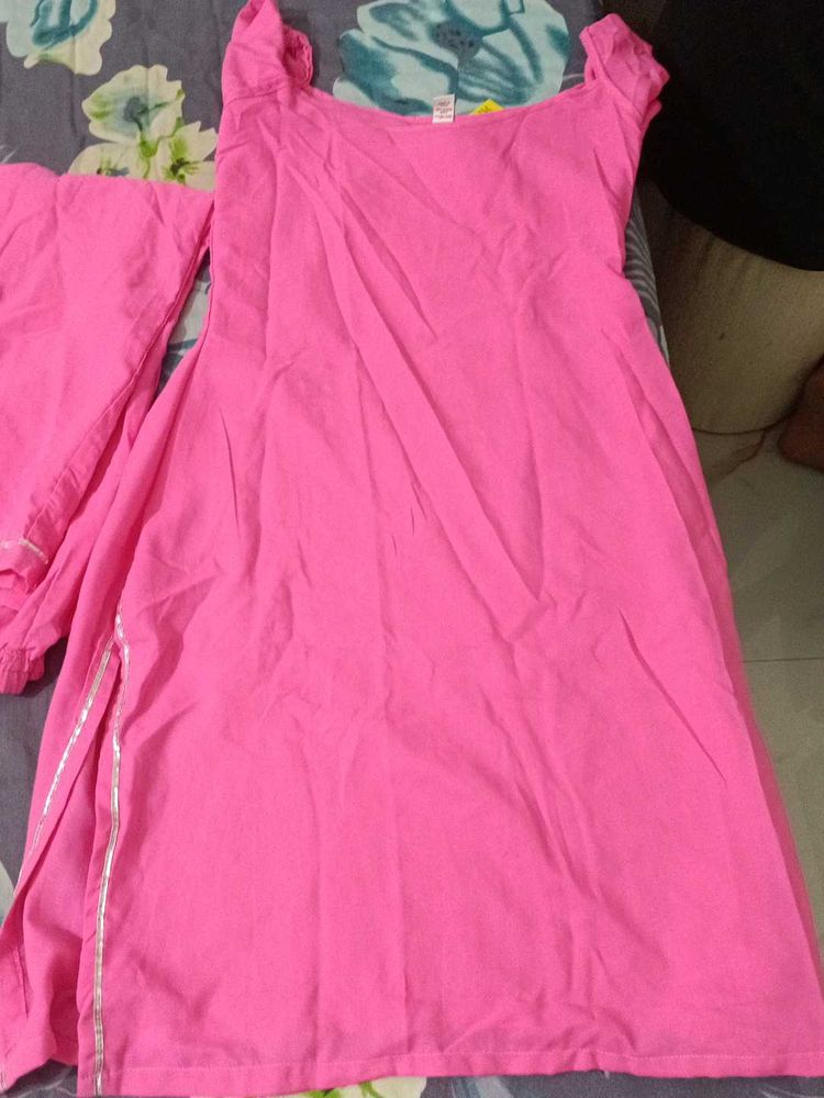 Pink Kurta Set - Perfect for Summer!
