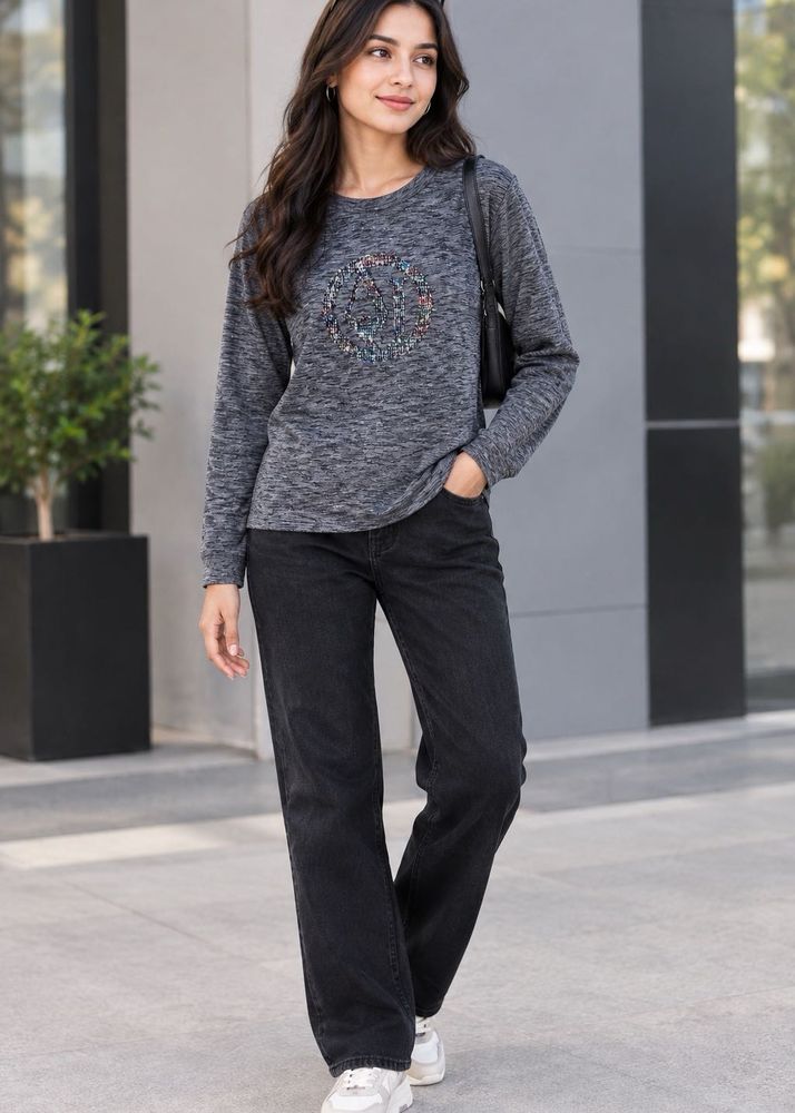 Armani  Marled sweatshirt