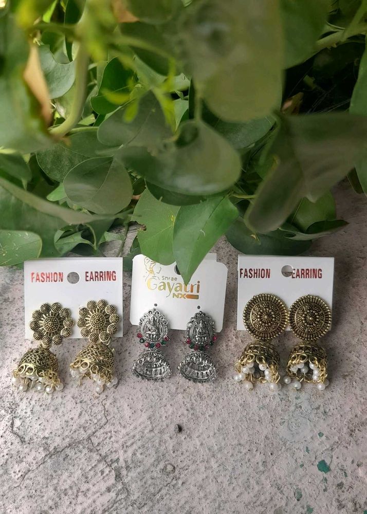 Trendy Ethnic Jhumka Earring Set 3