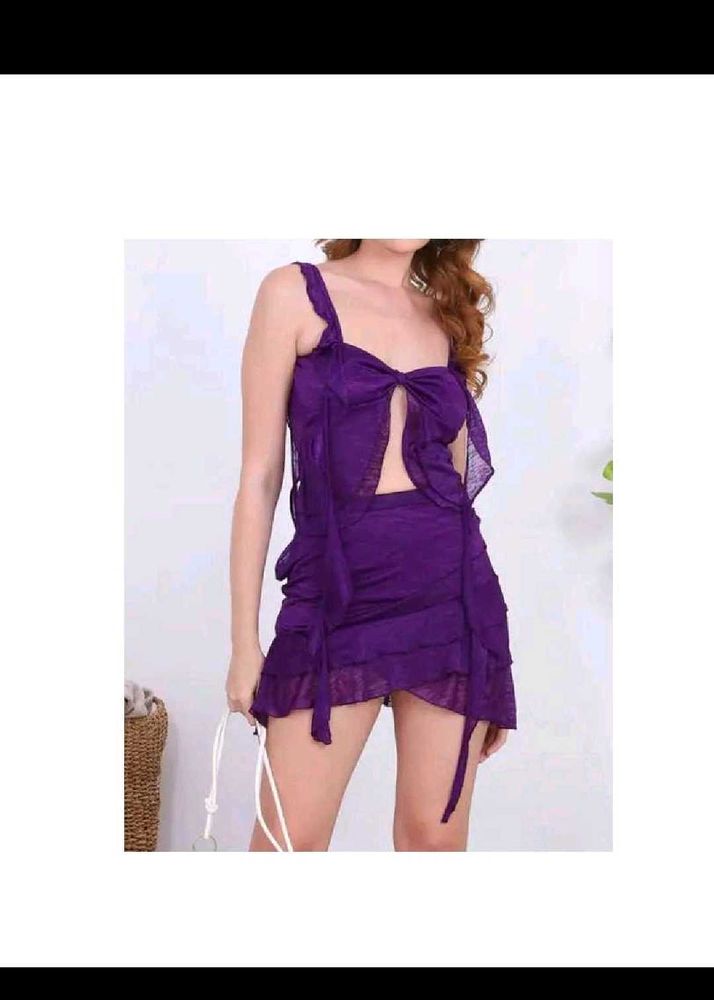 Purple Two-Piece Set