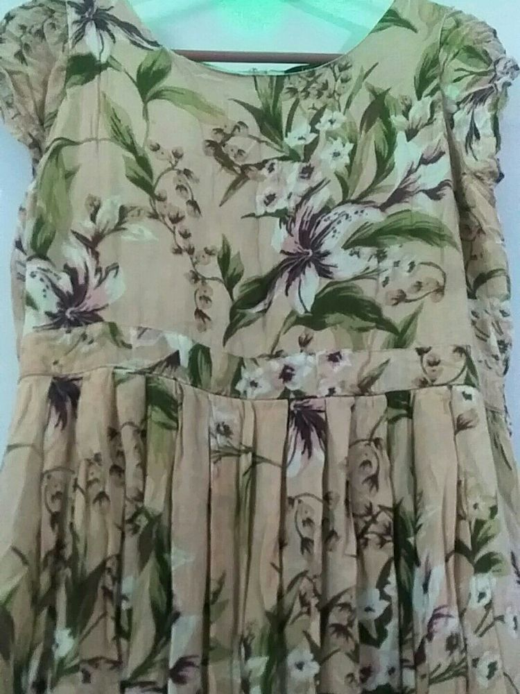 Peach Coloured Maxi Dress