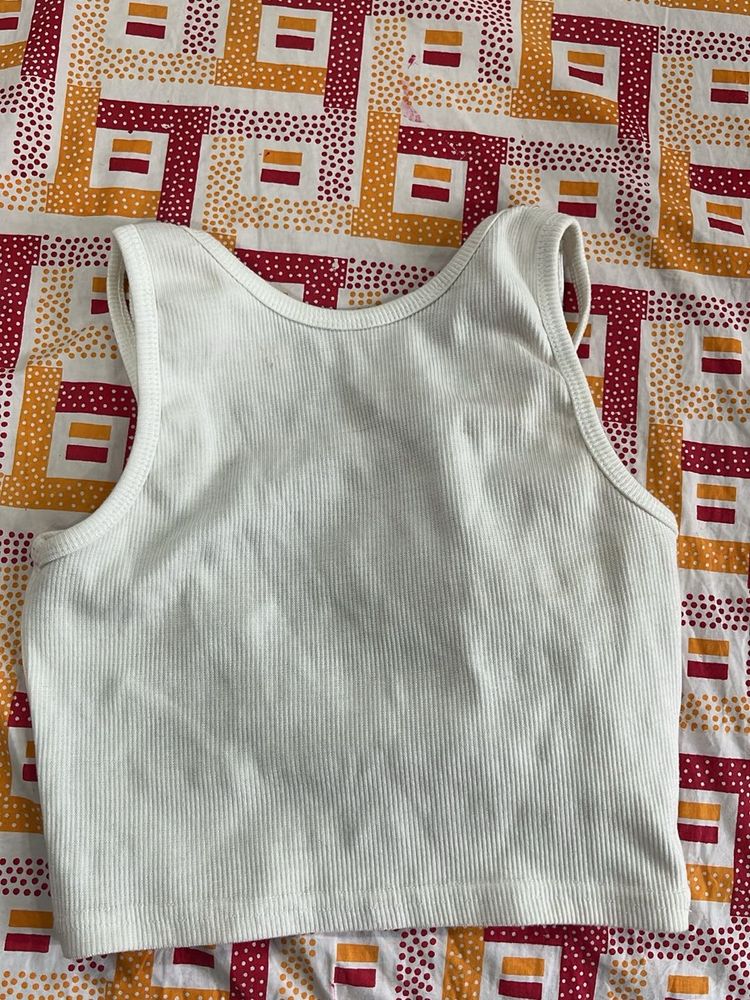 Backless tank top