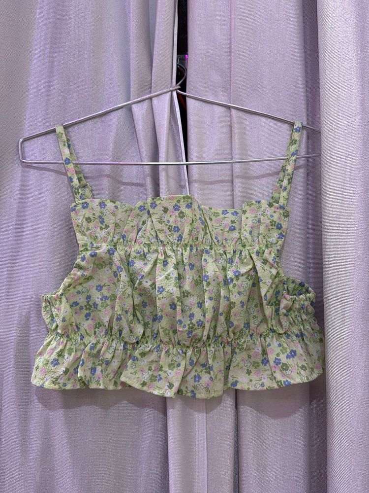 Cottage Core Frill Brallette &amp; adjustable straps
