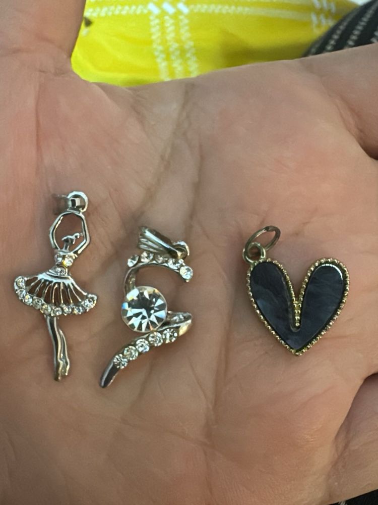 Set of 3 Anti tarnish pendant