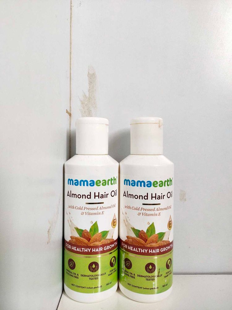 Free Mamaearth Almond Hair Oil