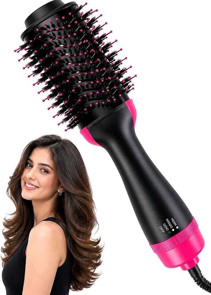 Hair Dryer and Styler - 3-in-1 Hot Air Brush