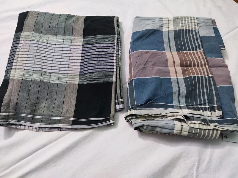 2 Lungi For Mens Wear