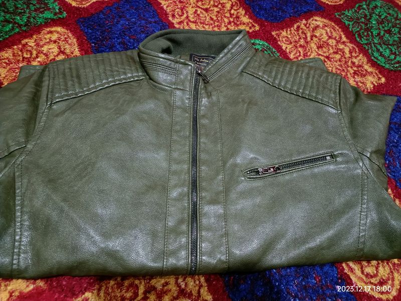 Men Branded Jacket PU Leather Indian Garage Co.
