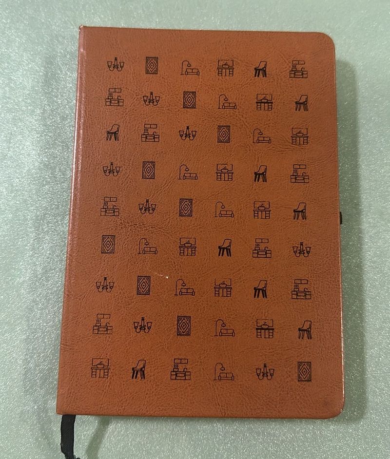 Brown Patterned Journal