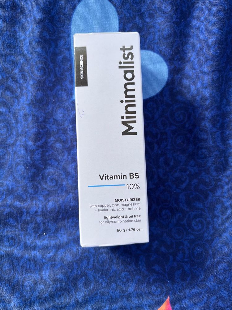 Minimalist Vitamin B5 Moisturizer