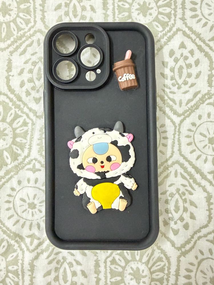 Cute Cow Phone Case ( 14 pro max)