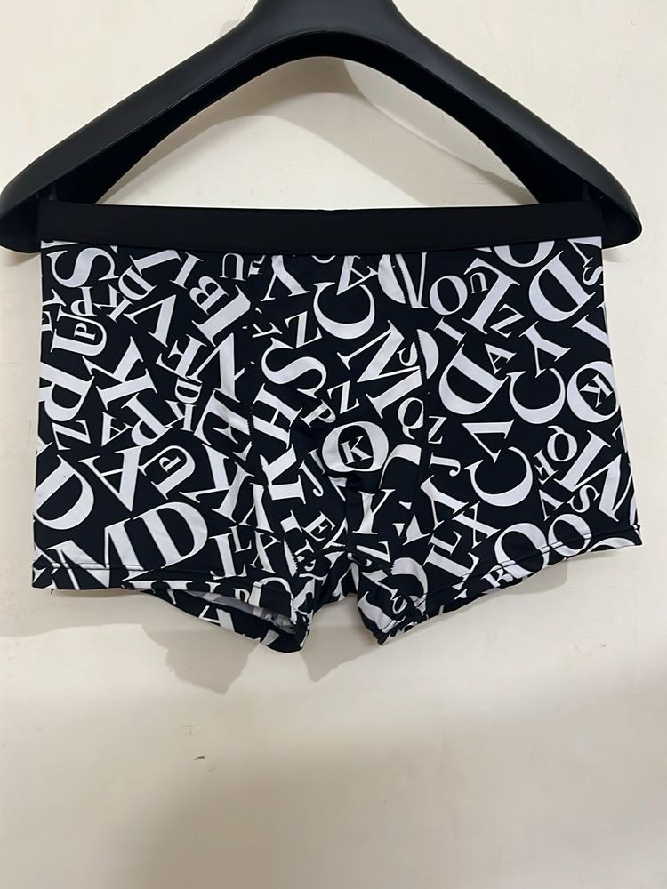 Bold Alphabet Print Boxer Briefs