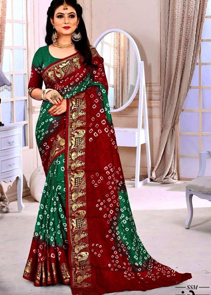 Beautiful Bandhani Saree