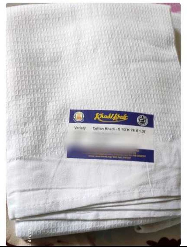 Khadi Patna Towel - Cotton White