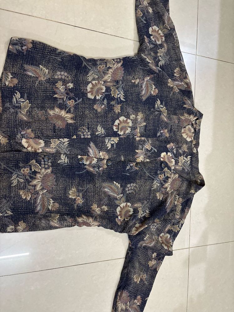 Floral Print Kurta
