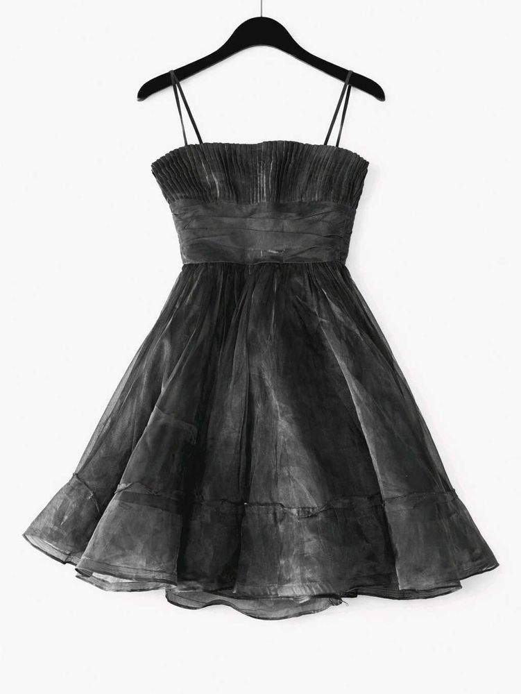 Black Organza Party Dress